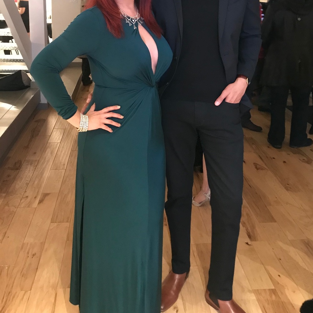 Forever 21. Medium. Green, DRESS